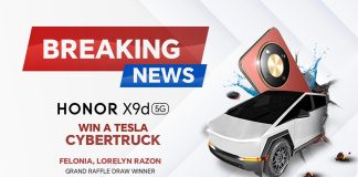 Talk About an ROI: This HONOR X9d 5G Buyer Just Won a Tesla Cybertruck Breaking News_PR