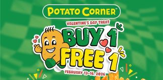 Potato Corner BOGO: Buy 1, Get 1 FREE This Valentine’s Day FA_Buy 1 Free 1