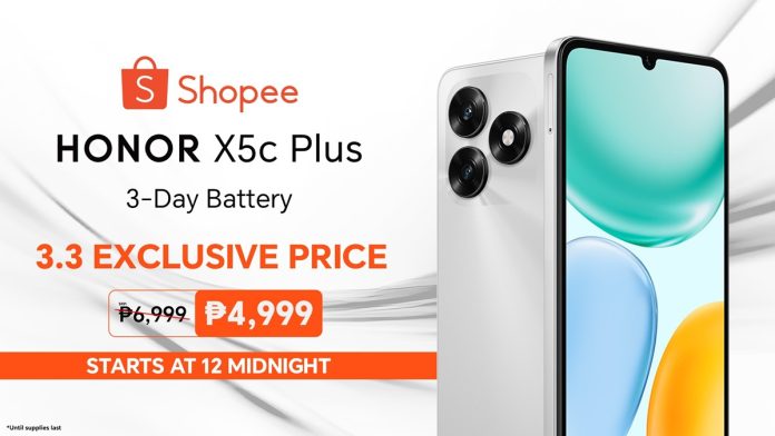 Main KV - HONOR X5c Plus 3.3 Exclusive