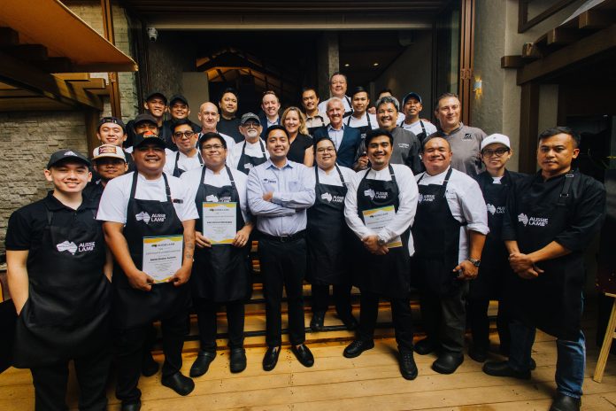 The Meat & Livestock Australia Team with Some of Tagaytay's Finest Chefs