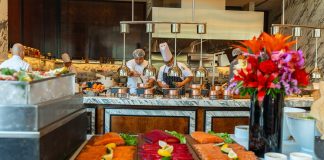Finestra Presents Brunchissimo: Curated Excellence at Solaire Resort Extensive buffet with live cooking stations
