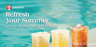 Real Fruits, Real Tea for Real Hot Days: CHAGEE Brings Its Popular Iced Lemon Fruit Tea Series to Manila