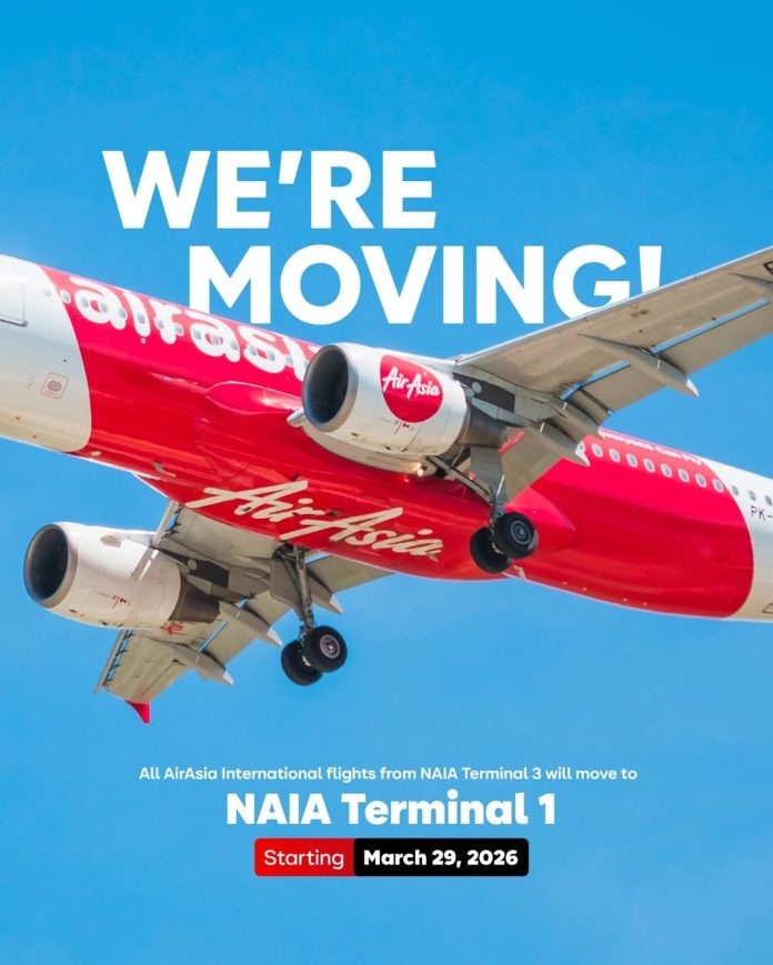 AirAsia Philippines Gears Up for NAIA T1 Transfer Ahead of Peak Season