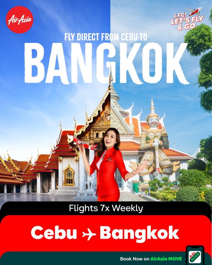 AirAsia’s Cebu Hub Grows Introducing Direct Flights to Bangkok_1