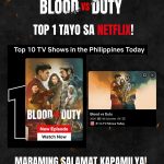 Pinoy Action is Back! Blood vs Duty Leads Netflix PH Top 10 Blood vs Duty is #1 on Netflix