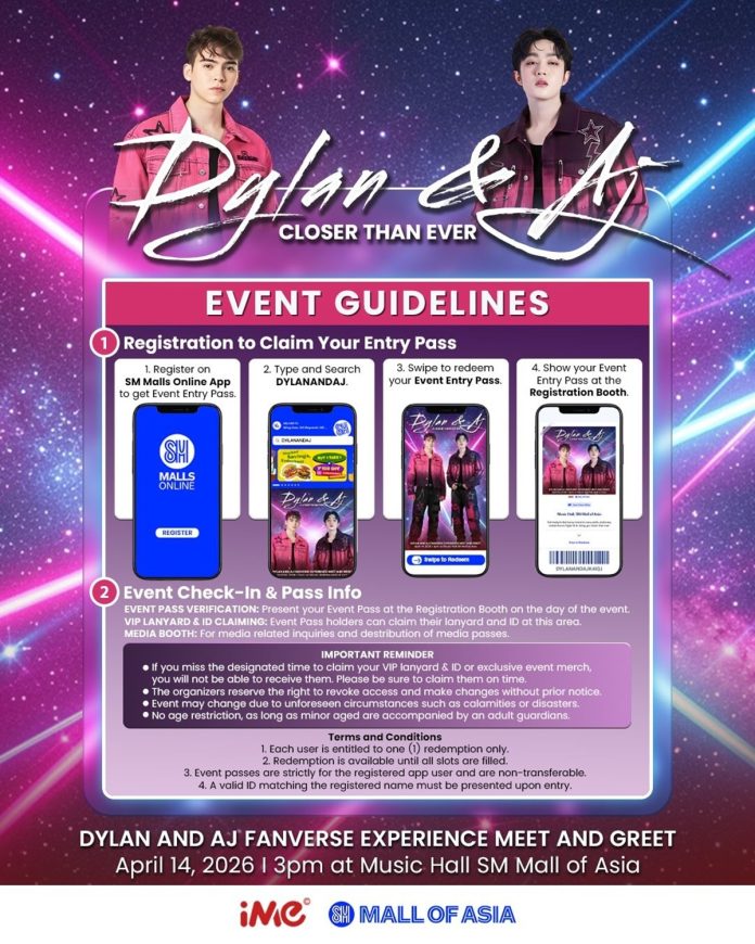 Dylan Burton x AJ Colico Headlining Fanverse at SM MOA!
