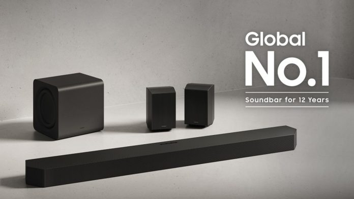 [KV] Samsung Electronics Named No. 1 in Global Soundbar Sales for 12th Consecutive Year