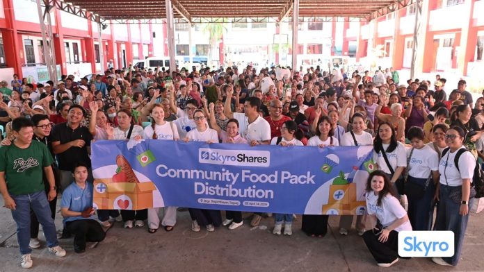 Skyro brings bayanihan to life for 500 families in Taguig_image 1