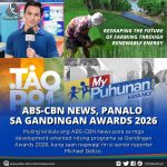 Gandingan Awards 2026: ABS-CBN News Bags Top Media Honors GANDINGAN- FILIPINO