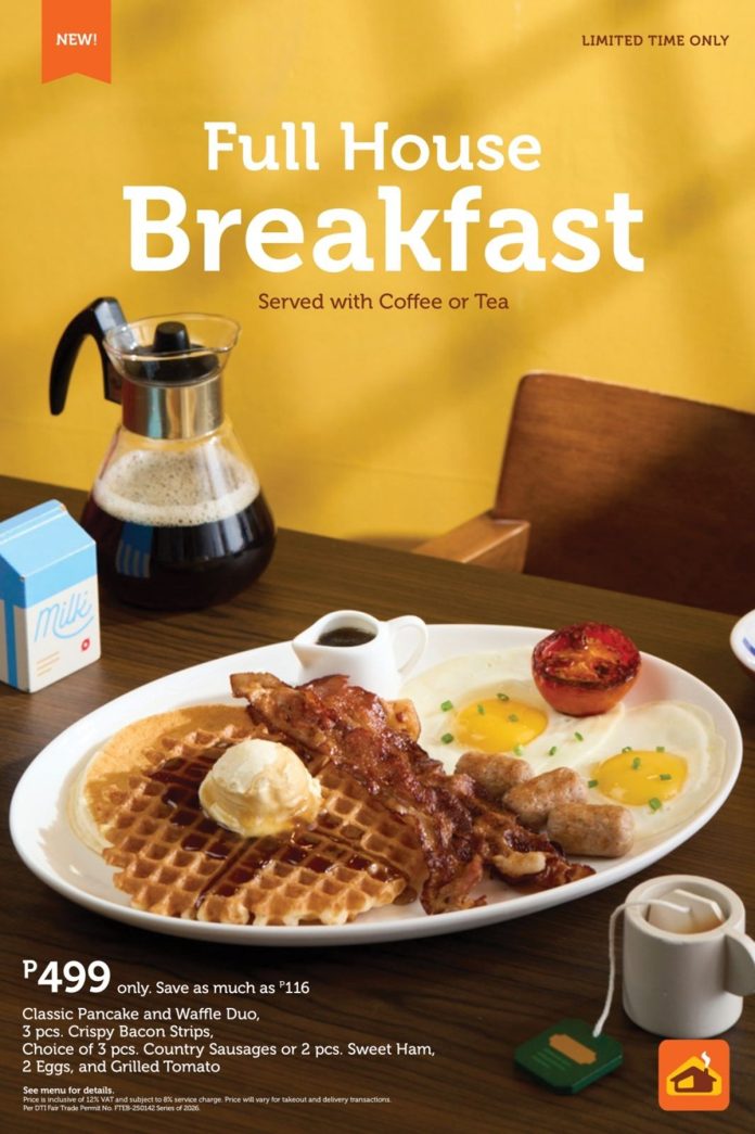 Pancake House leans into comfort with the launch of the Full House Breakfast Pancake House leans into comfort with the launch of the Full House Breakfast