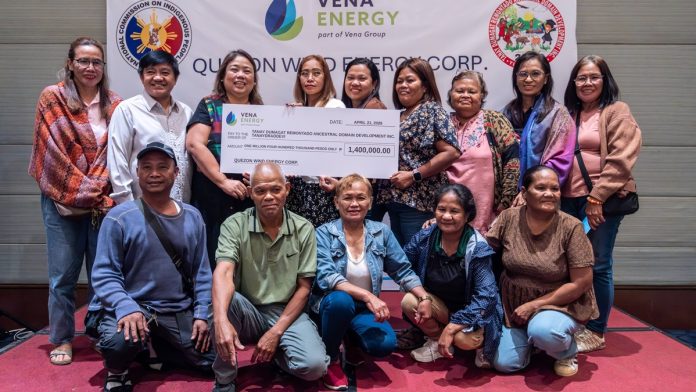 Vena Energy Formalizes Community Support through a Check Turnover Ceremony to host Indigenous Cultural Communities