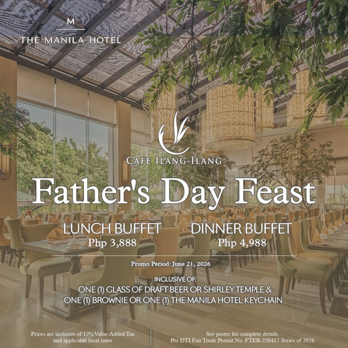Father's Day Feast at Cafe Ilang-Ilang KV Father's Day Feast at Cafe Ilang-Ilang KV
