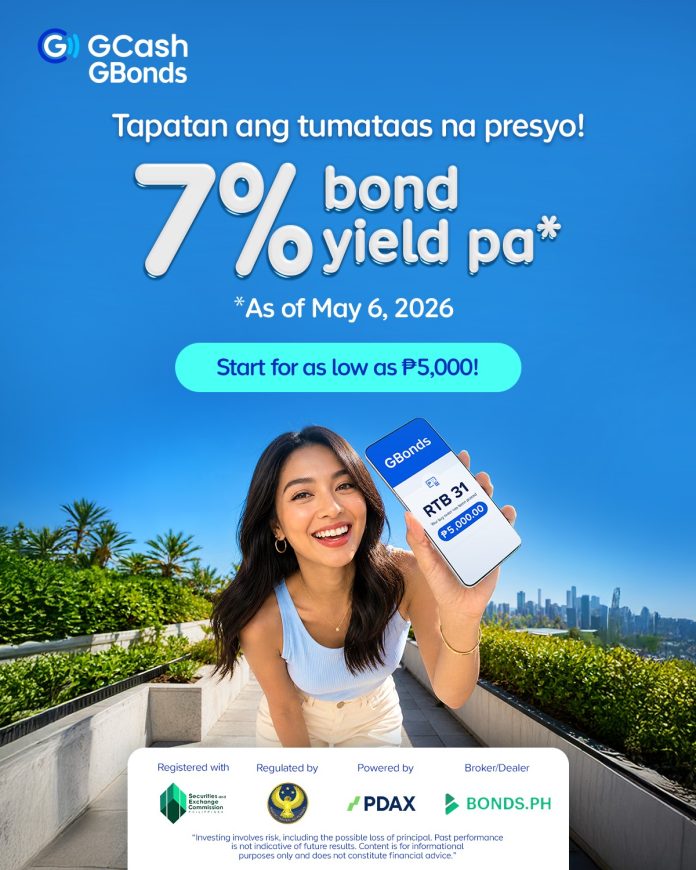 GCash_GBonds enables Filipinos to access bond investments with yields up to 7% _photo GCash_GBonds enables Filipinos to access bond investments with yields up to 7% _photo