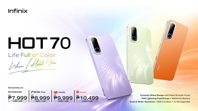 Infinix HOT 70 Upgrade to a Color-Shifting Design Today Infinix HOT 70 Upgrade to a Color-Shifting Design Today