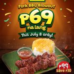 Save the Date: Mang Inasal Celebrates National Pork BBQ Blowout Day on July 8 with P69 Promo