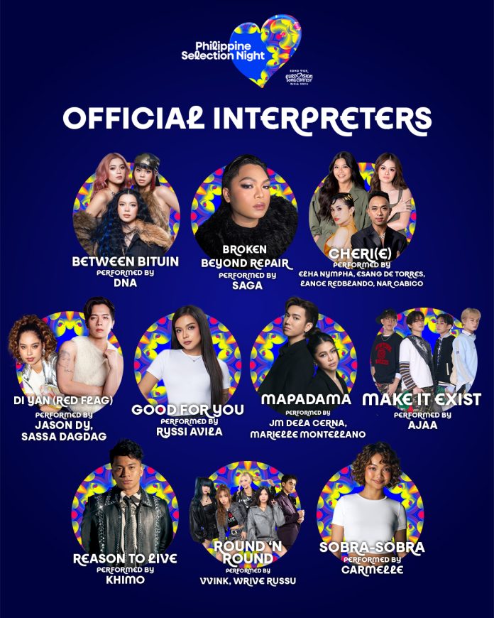 10 Tracks Set to Drop This Monday for the First-Ever Eurovision Asia PH Selection