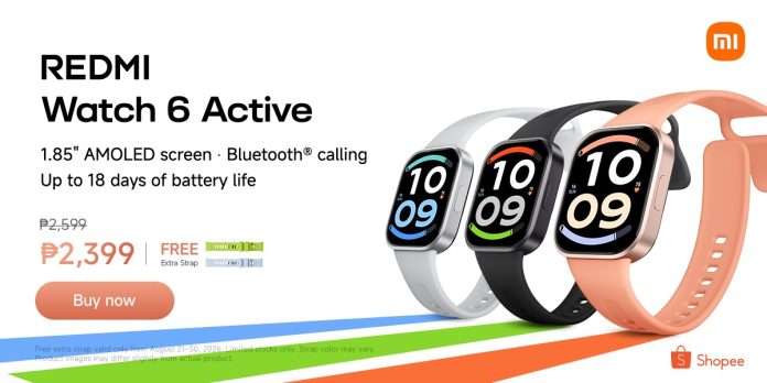 18-Day Battery Beast REDMI Watch 6 Active Lands in PH_1 18-Day Battery Beast REDMI Watch 6 Active Lands in PH_1