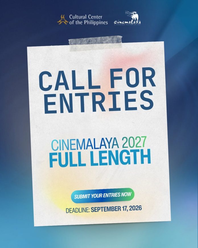 Cinemalaya Officially Opens Calls for Entries for Its 2027 Edition