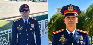 Husay ng PNP, Nagniningning sa Pandaigdigang Entablado sa Dubai Major Luzano (left)-Capt Nahiwan (ٍRight)