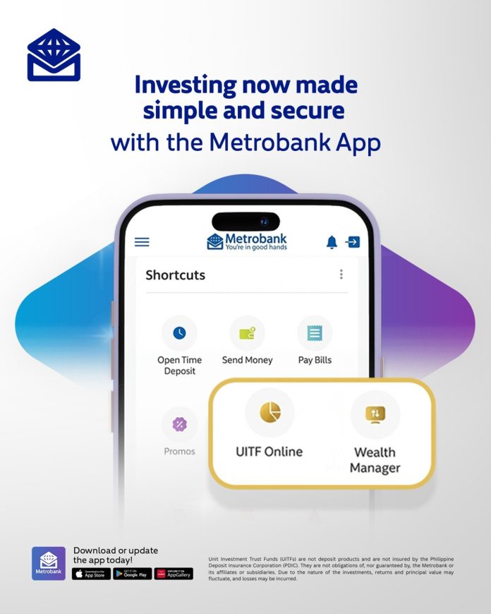 Metrobank strengthens digital wealth offering with enhanced mobile app Metrobank strengthens digital wealth offering with enhanced mobile app
