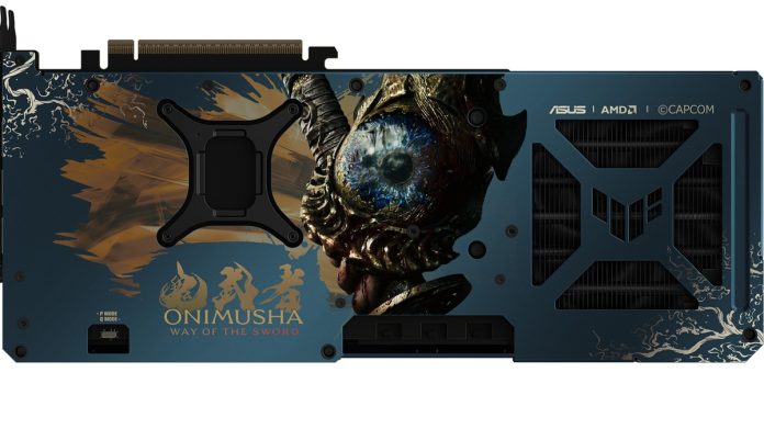 Back_TUF Gaming Radeon RX 9070 XT Onimusha Way of the Sword Edition