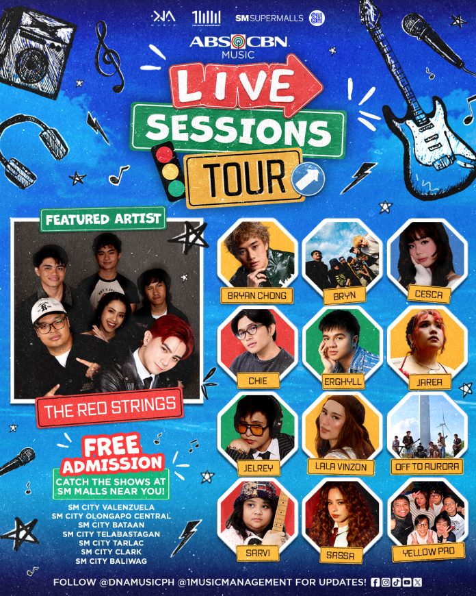 Catch the Vibe The Red Strings Set to Lead the “Live Sessions Tour” Lineup