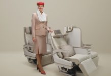 Emirates Unveils World’s First Electric Premium Economy Seat Emirates’ new electrically powered Premium Economy seat
