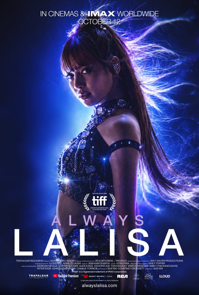 Sony Music Vision's 'Always Lalisa' Documentary to Hit Global Cinemas and IMAX in October Ahead of YouTube Premium Debut 2