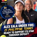 ALEX EALA UNDER FIRE: IS PHILIPPINE TENNIS READY TO SUPPORT ITS STAR THROUGH DEFEAT? Alex Eala defeat, Philippine tennis, Alex Eala latest news, Alex Eala criticism, Noli Eala, Filipino tennis star, women's tennis