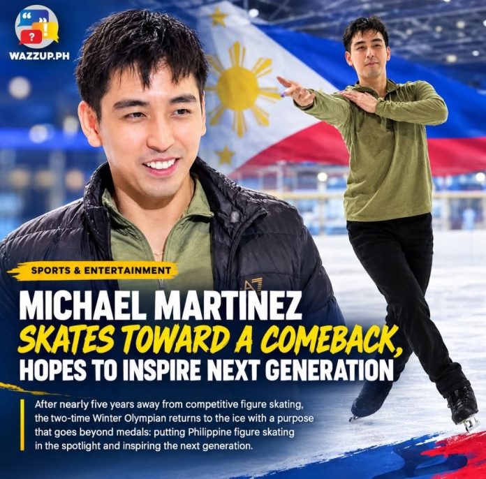 861407853_122144500659204759_4638079996285449077_n Filipino figure skating star Michael Martinez returns to competition at the 2026 Philippine National Figure Skating Championships, hoping to inspire young athletes.