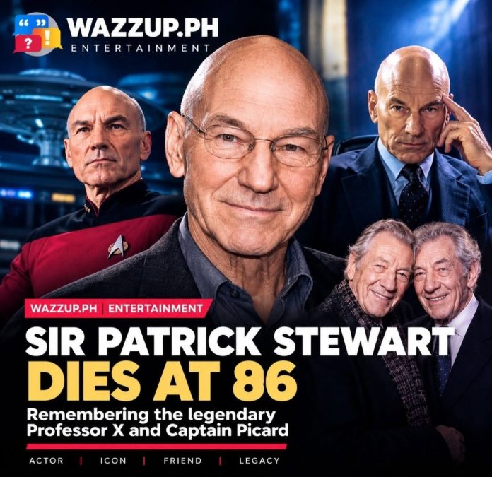 863598566_122144933403204759_2425738726866960693_n The entertainment world mourns Sir Patrick Stewart, the acclaimed British actor who brought Professor X in X-Men and Captain Jean-Luc Picard in Star Trek to life. He has died at 86, leaving behind a remarkable legacy spanning theater, television, and film.