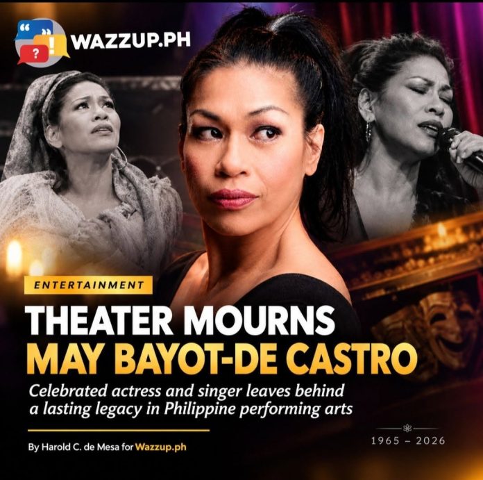 May Bayot-De Castro Dies at 61 | Philippine Theater