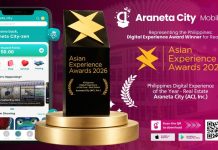 Araneta City Wins Big at Asian Experience Awards 2026 Award - Araneta City mobile app
