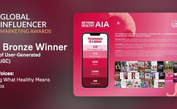 Global Recognition: AIA Philippines Earns Bronze After Sparking National Health Conversation