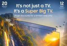 Go Ultra-Large: Experience Next-Level Entertainment with Super Big Samsung Vision AI TVs