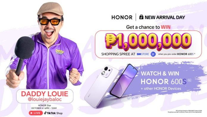 HONOR 600S Giveaway TikTok New Arrival Day HONOR 600S Giveaway TikTok New Arrival Day
