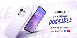 Main KV - HONOR 600S on October 1