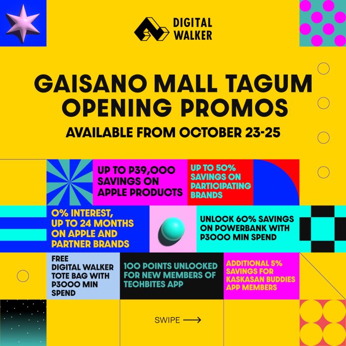 Score Massive Tech Deals as Digital Walker Opens New Branch at Gaisano Mall Tagum